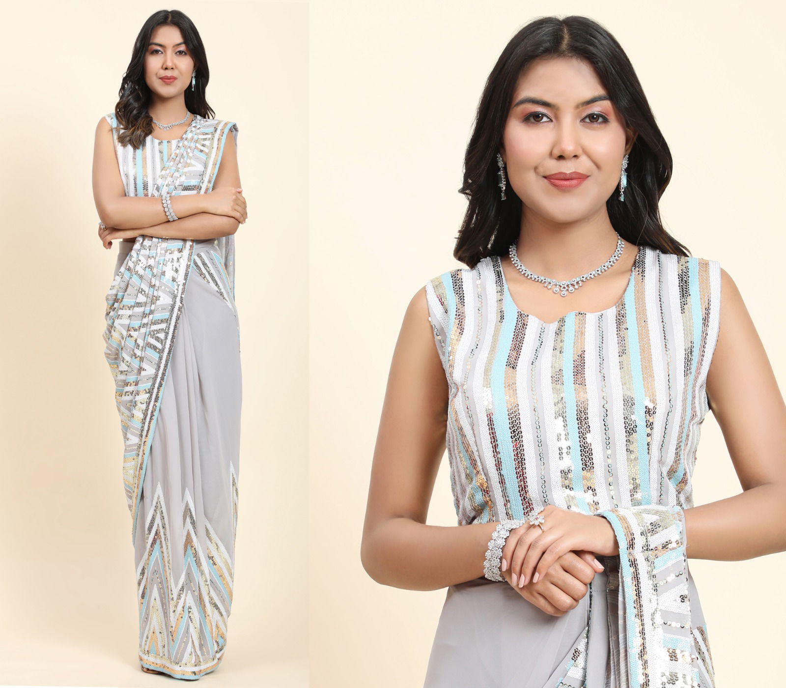 Amoha Trendz 255 Ready To Wear Designer Sarees Catalog

